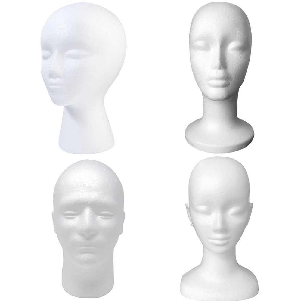 Cosplay Prop Foam - Espositore per Occhiali con Testa Femminile