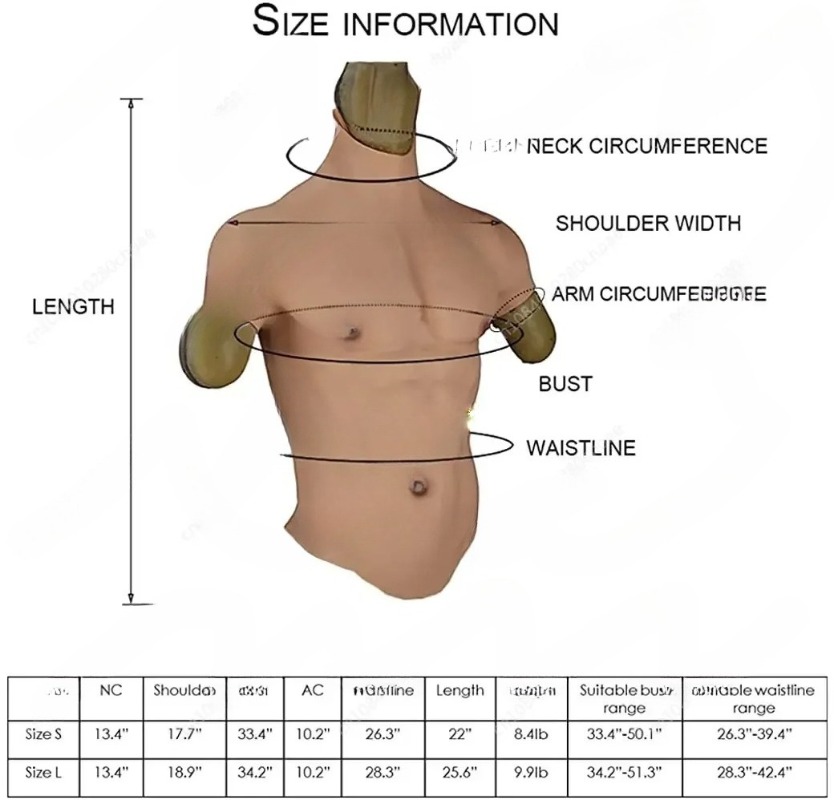 Cosplay Prop Designer - Realistico costume da metà corpo per