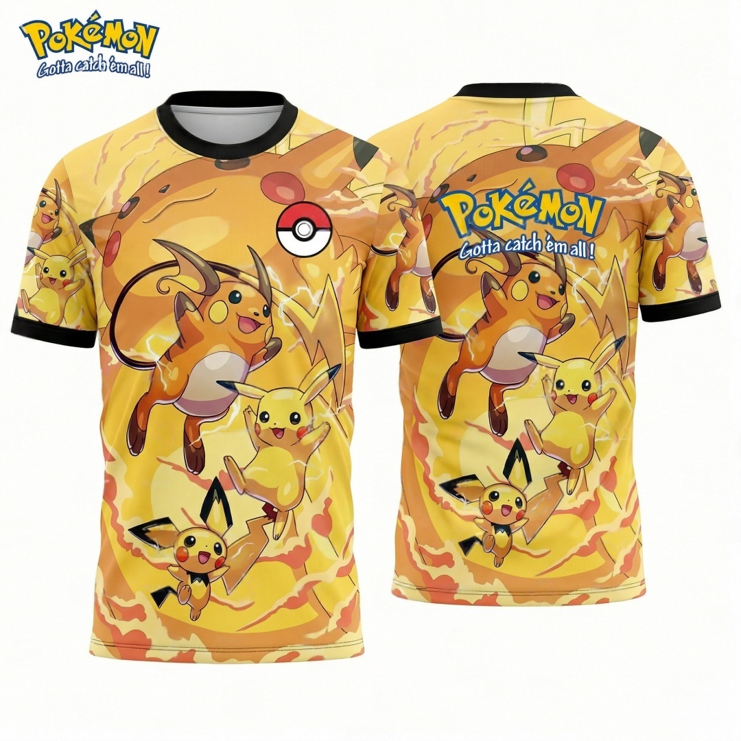 Pokeball Cosplay Prop - T-shirt Traspirante Stampata in 3D a