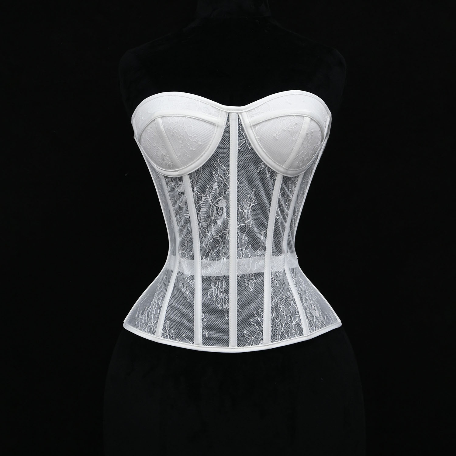 Corsetto in pizzo senza spalli - Boning Corset Steel recensione e prezzo