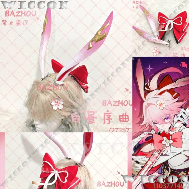 Orecchie Rosa Stampate in 3D p - Cosplay Prop Bow recensione e prezzo