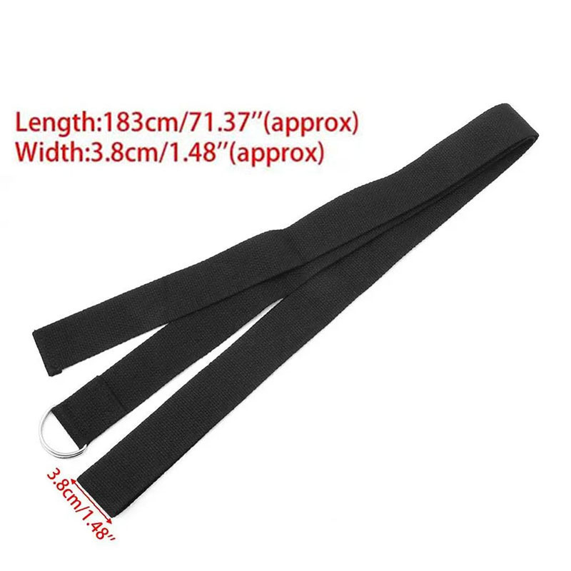 183*3.8 cm Cinghia di Yoga Cot - D Ring Strap recensione e prezzo