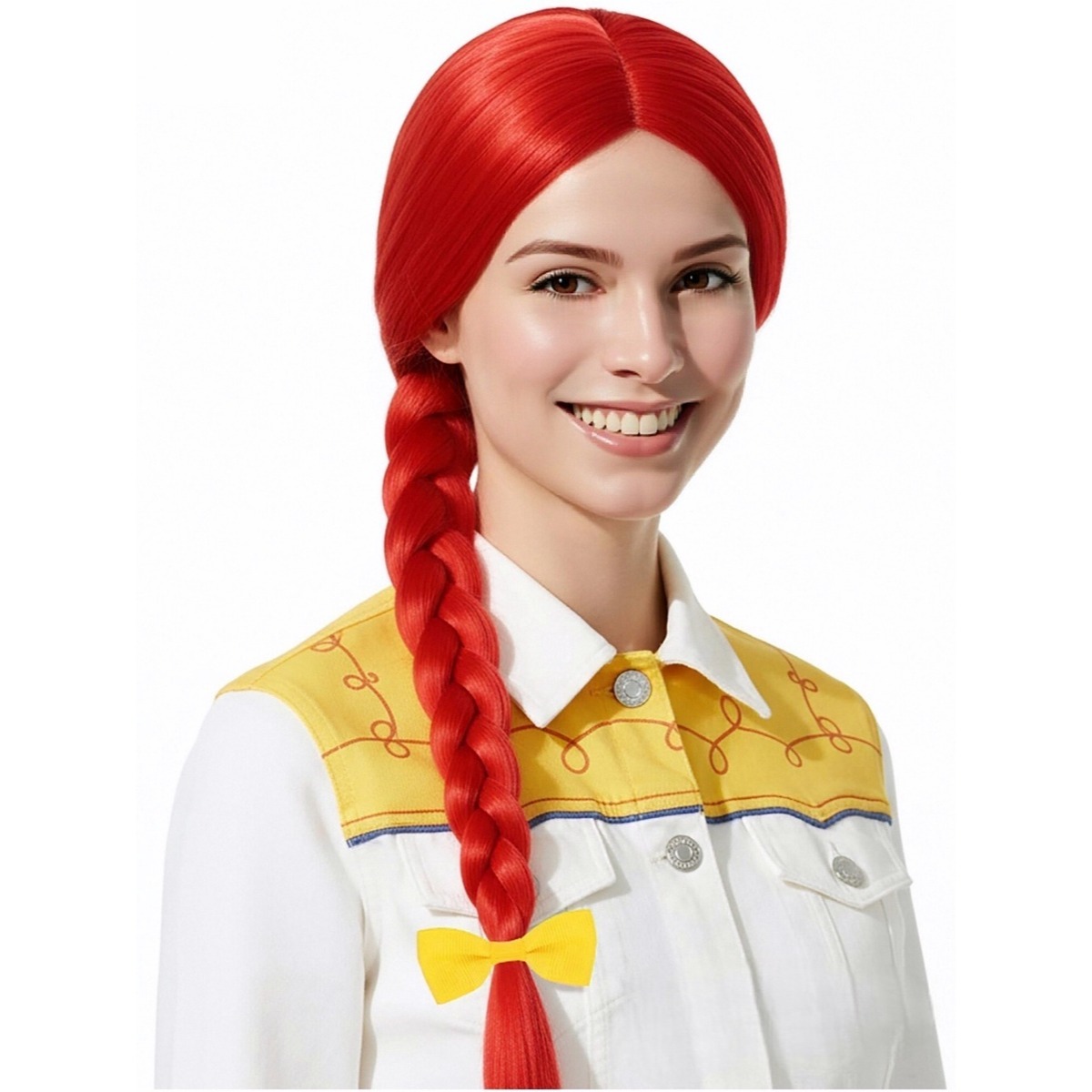 Parrucca lunga diritta rossa b - Cosplay Prop Bow recensione e prezzo